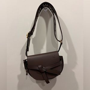 Loewe Mini Gate Dual Leather Crossbody Bag
